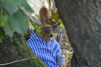 Besonders hervorzuheben ist die große Brille ...