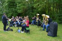 Posaunenchor Schenklengsfeld begleitete den Gottesdienst